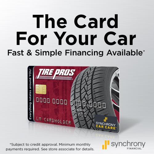 Tire Pros Financing available at Top Quality Motors Tire Pros!
